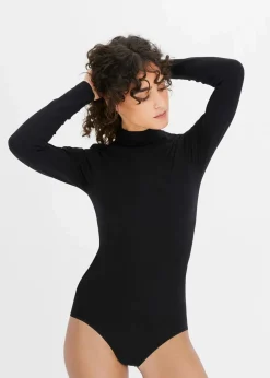 bonprix Wäsche·Bodies|Wäsche·Shapewear^Seamless Shape-Body mit mittlerer Formkraft schwarz