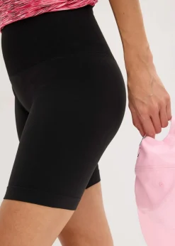bonprix Wäsche·Radler & Oberschenkelschutz|Bekleidung·Sweat^Seamless Shape-Radler Scrunch schwarz