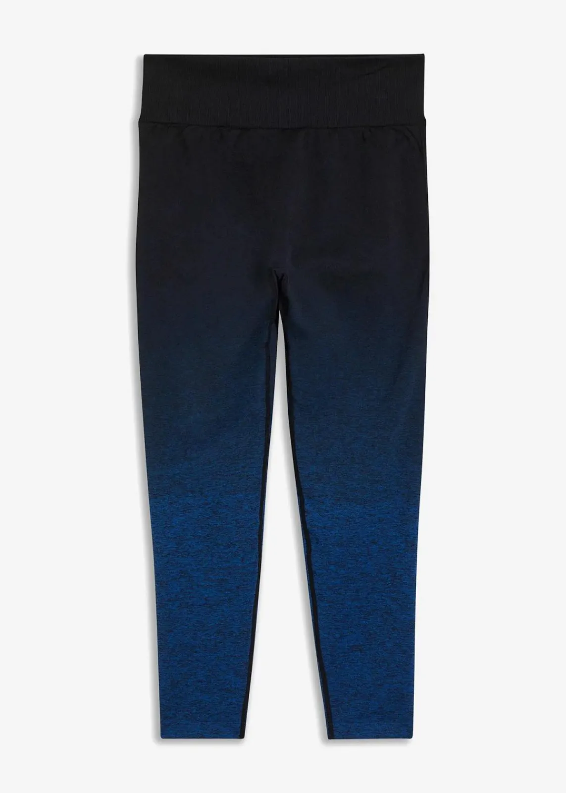 bonprix Bekleidung·Sweat|Bekleidung·Kleider^Seamless Sport-Leggings mit Farbverlauf, schnelltrocknend horizontblau/schwarz