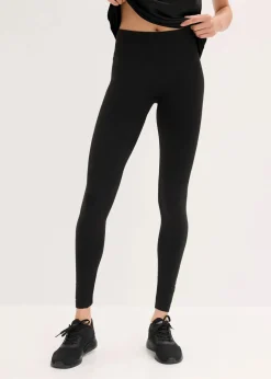 bonprix Hosen|Sportbekleidung^Seamless Sport-Leggings Scrunch schwarz