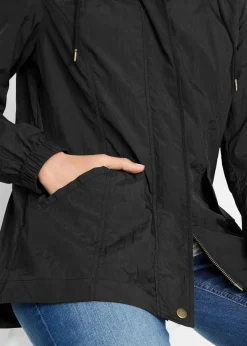 bonprix Jacken & Mäntel^sehr leichte Übergangsjacke schwarz
