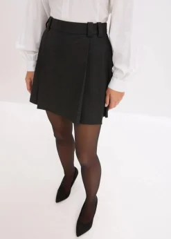 bonprix Wäsche·Socken & Strumpfhosen|Socken & Strumpfhosen^Semitransparente Strumpfhose mit Komfortbündchen + leichte Kompression, 30 DEN schwarz