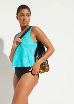 bonprix Nachhaltigere Materialien|Shapewear^Shape Badeanzug mittlere Formkraft türkis