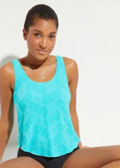 bonprix Nachhaltigere Materialien|Shapewear^Shape Badeanzug mittlere Formkraft türkis