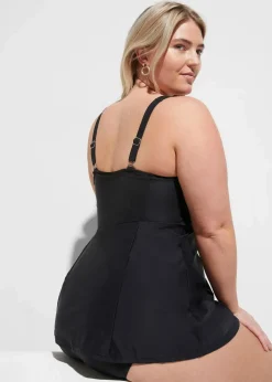 bonprix Nachhaltigere Materialien|Badekleider^Shape Badekleid leichte Formkraft schwarz