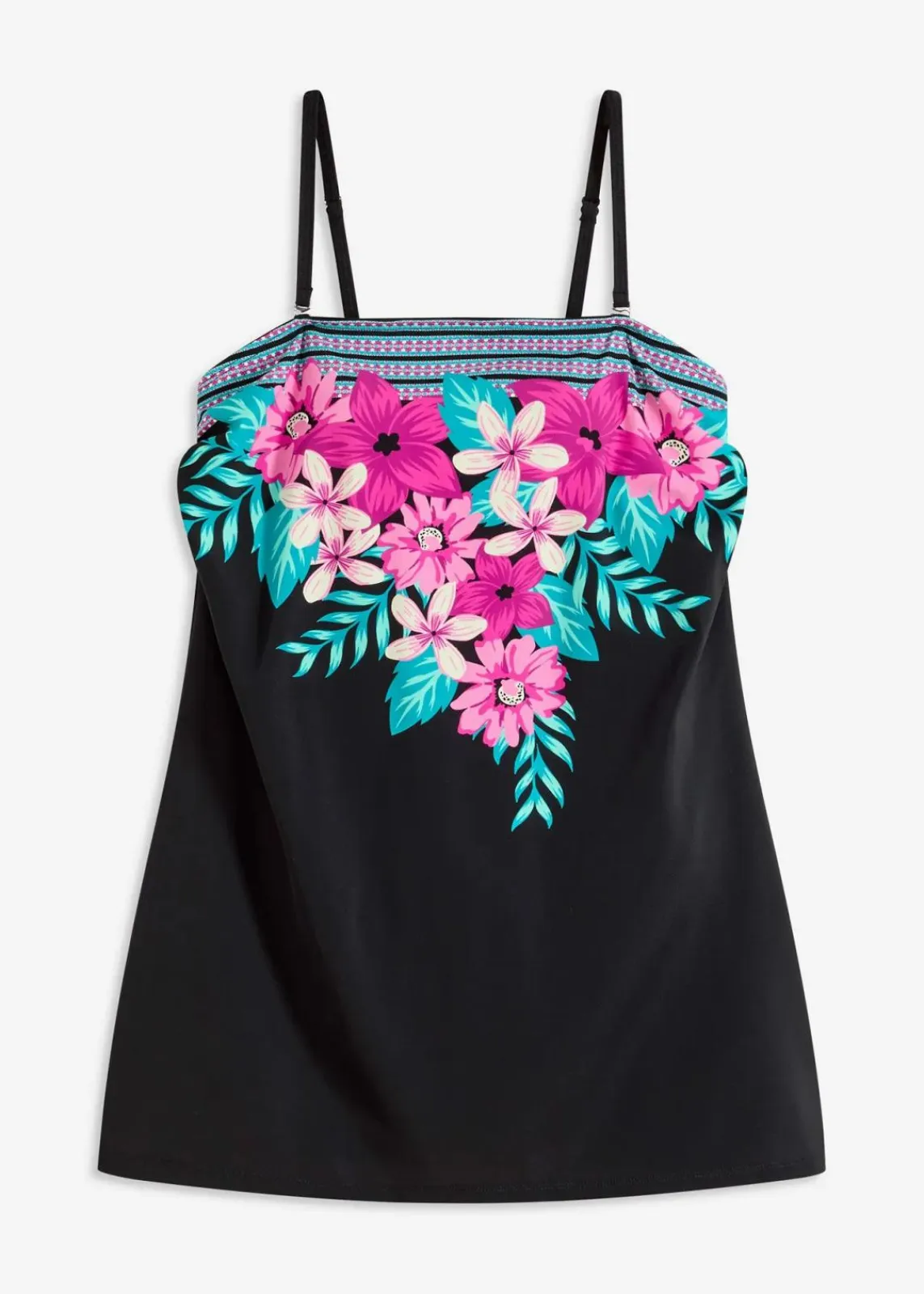 bonprix Nachhaltigere Materialien|Badekleider^Shape Badekleid mittlere Formkraft schwarz floral