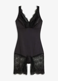 bonprix Wäsche·Bodies|Wäsche·Shapewear^Shape Body mit Bein und mittlerer Formkraft schwarz