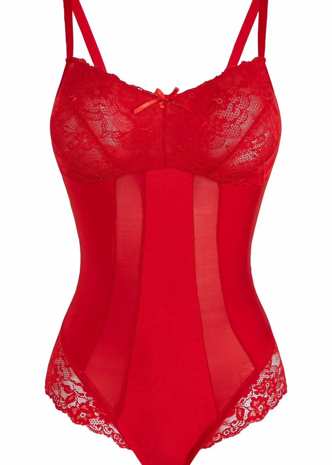 bonprix Wäsche·Shapewear|Wäsche·Bodies^Shape Body mit mittlerer Formkraft tiefrot