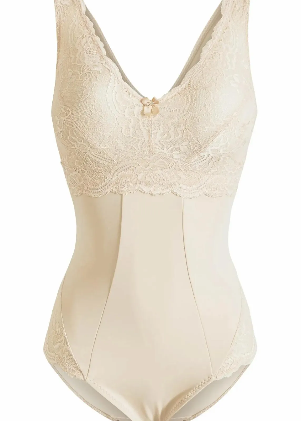 bonprix Wäsche·Bodies|Wäsche·Shapewear^Shape Body ohne Bügel mit mittlerer Formkraft puder