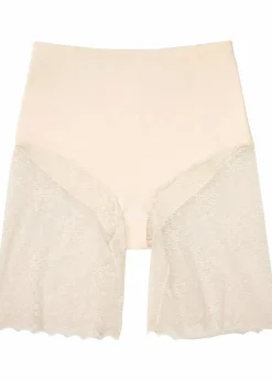 bonprix Höschen|Socken & Strumpfhosen^Shape Hose mit Spitze und mittlerer Formkraft puder