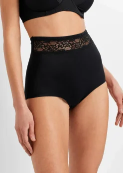 bonprix Wäsche·Basics|Wäsche·Shapewear^Shape Panty mit leichter Formkraft (2er Pack) schwarz + weiß