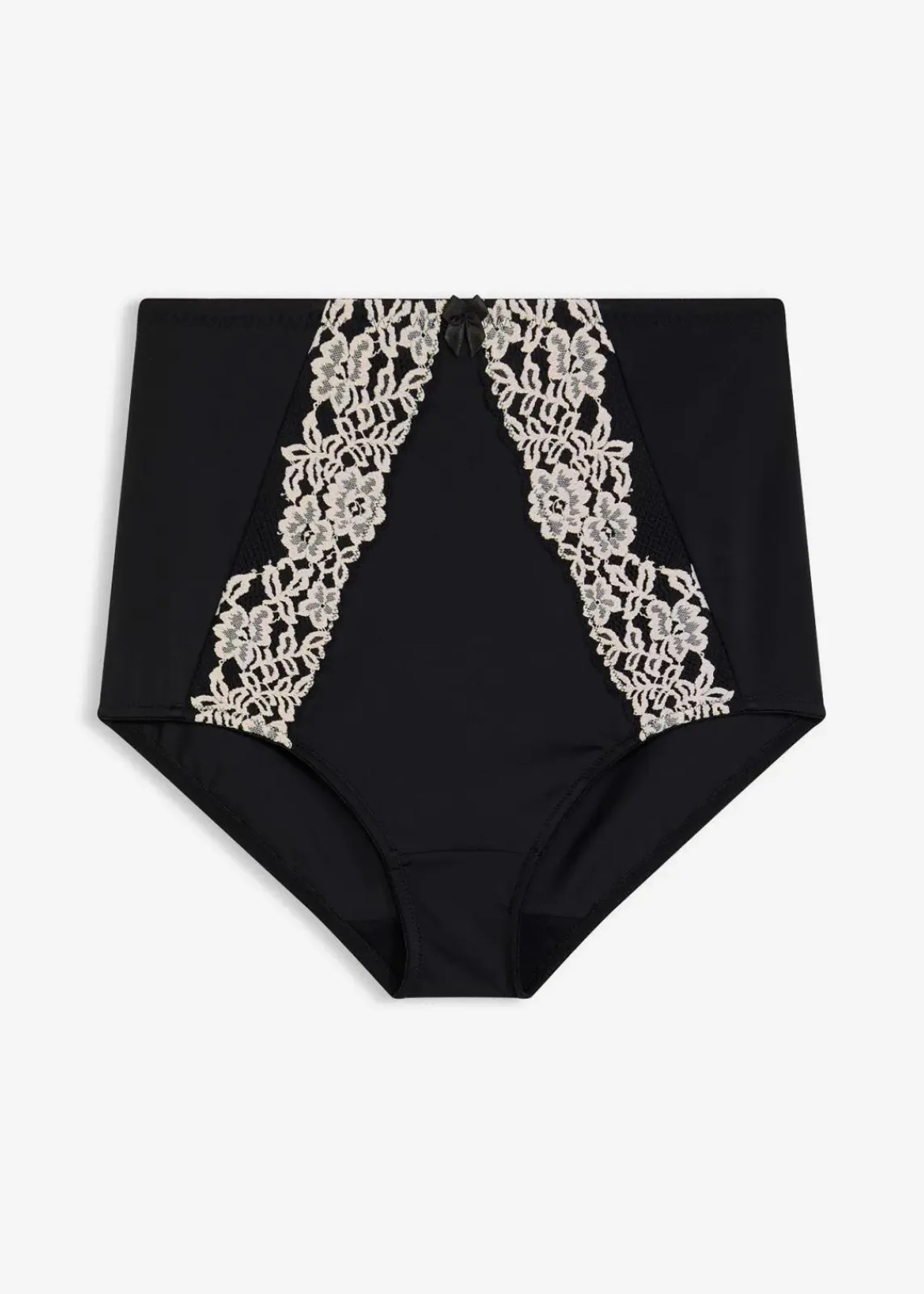 bonprix Wäsche·Shapewear|Wäsche·Höschen^Shape Panty mit leichter Formkraft schwarz/wollweiß