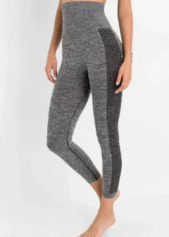 bonprix Wäsche·Shapewear|Wäsche·Socken & Strumpfhosen^Shape Seamless Leggings mit Bauchweg-Effekt mit starker Formkraft anthrazit meliert