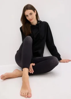 bonprix Wäsche·Shapewear|Wäsche·Socken & Strumpfhosen^Shape Seamless Strumpfleggings Jeansoptik mit starker Formkraft schwarz jeansoptik