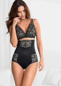 bonprix Wäsche·Dessous|Wäsche·Shapewear^Shape Slip mit starker Formkraft schwarz/puder
