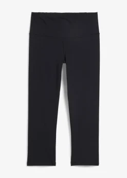 bonprix Bekleidung·Sweat|Bekleidung·Kleider^Shaping Sport-Leggings mit Tasche, 3/4-Länge​ schwarz