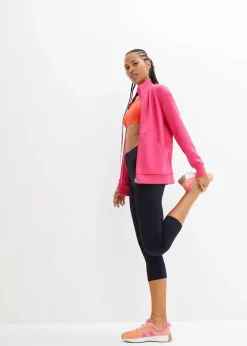 bonprix Bekleidung·Sweat|Bekleidung·Kleider^Shaping Sport-Leggings mit Tasche, 3/4-Länge​ schwarz