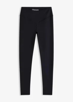 bonprix Bekleidung·Sweat|Bekleidung·Kleider^Shaping-Sport-Leggings aus stabilem Baumwollgrifff schwarz