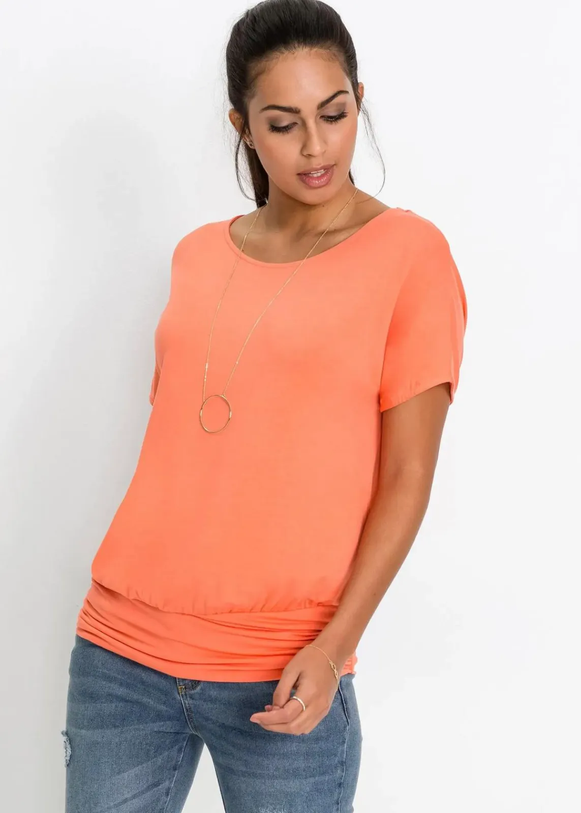bonprix Nachhaltigere Materialien|Shirts & Tops^Shirt lachs