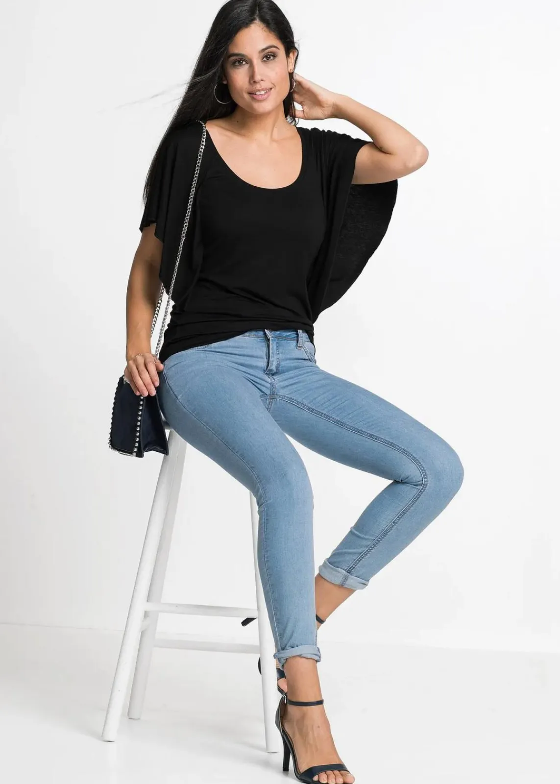 bonprix Nachhaltigere Materialien|Shirts & Tops^Shirt schwarz