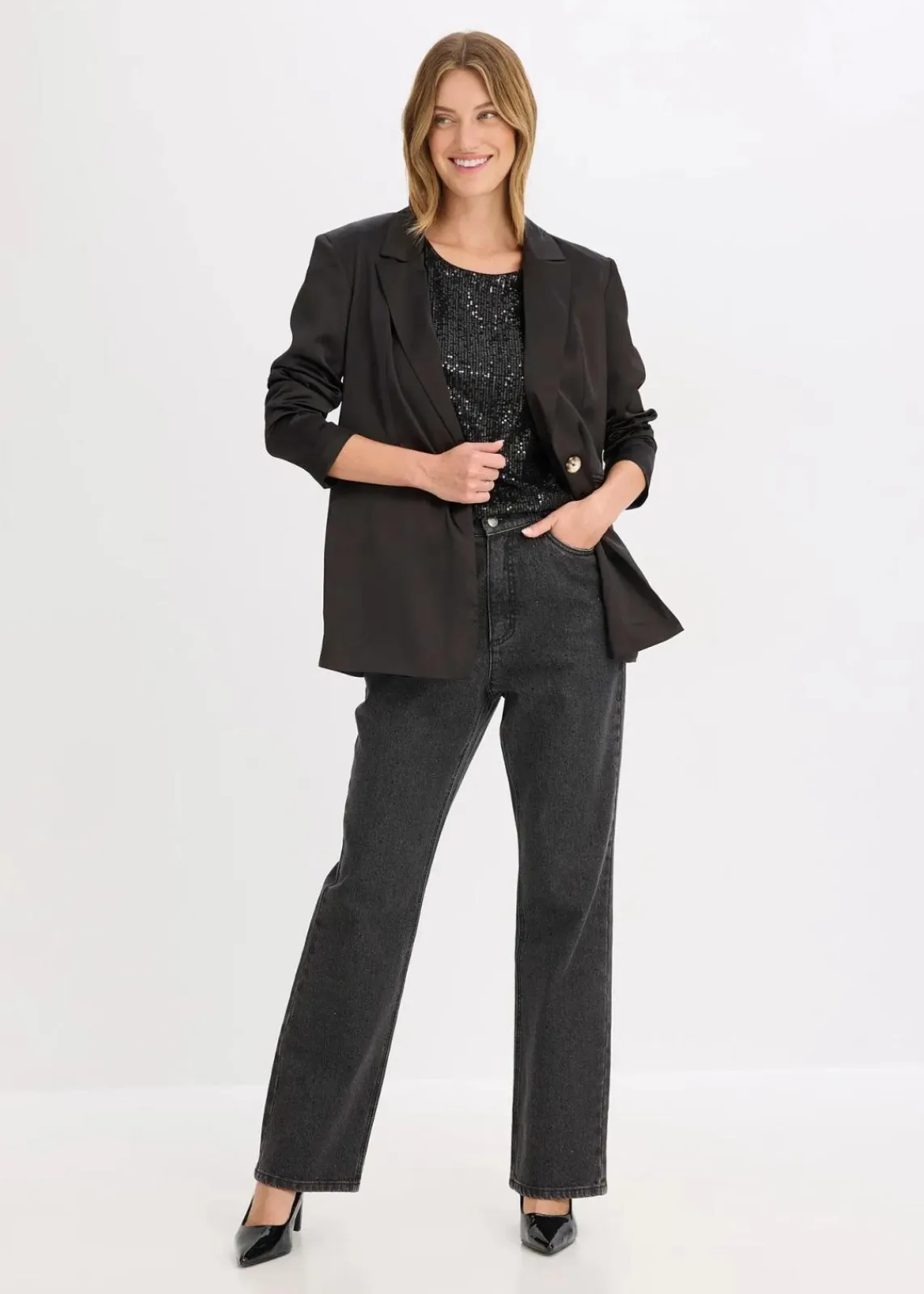 bonprix Shirts & Tops^Shirt schwarz