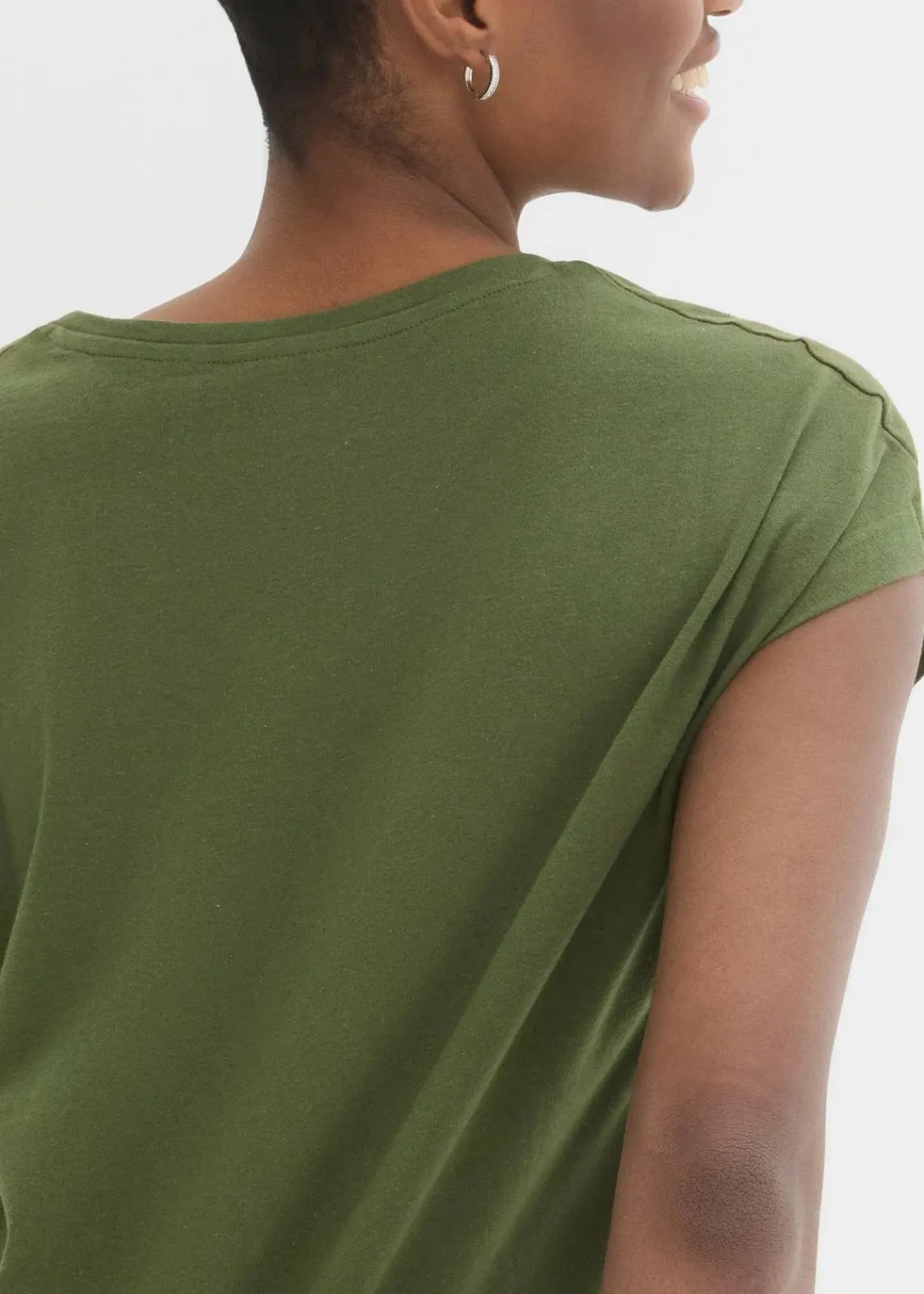 bonprix Shirts & Tops^Shirt dunkelkhaki/schwarz bedruckt