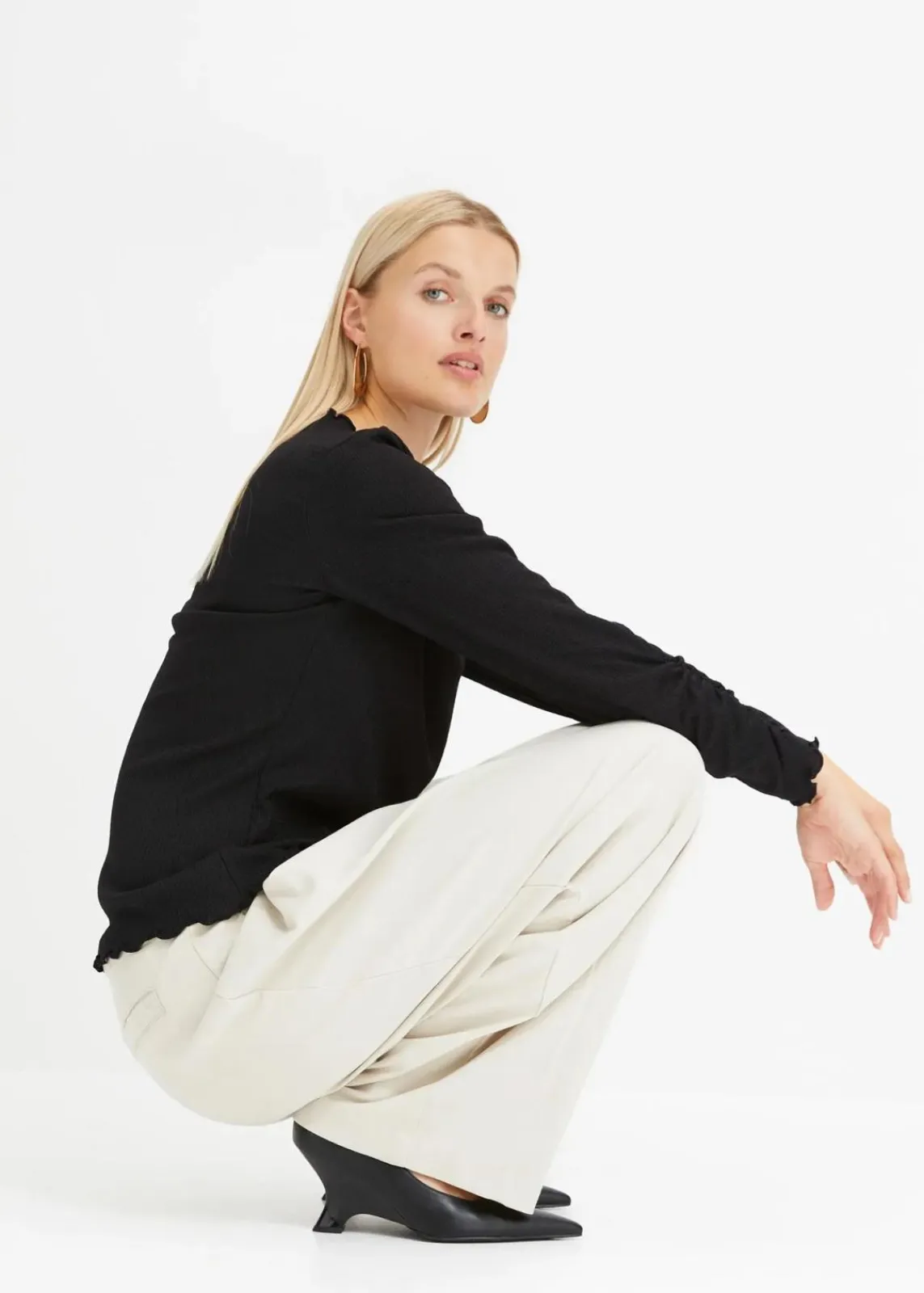 bonprix Shirts & Tops^Shirt schwarz