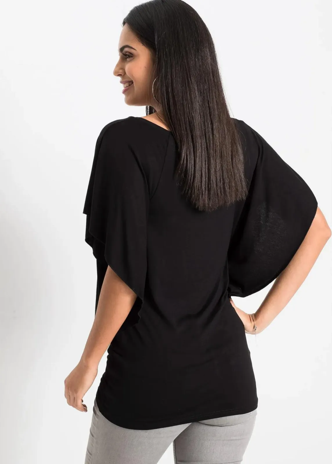 bonprix Shirts & Tops|Nachhaltigere Materialien^Shirt schwarz bedruckt