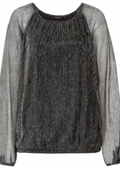 bonprix Shirts & Tops^Shirt schwarz/silber