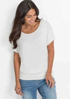 bonprix Nachhaltigere Materialien|Shirts & Tops^Shirt wollweiß