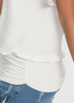 bonprix Nachhaltigere Materialien|Shirts & Tops^Shirt wollweiß