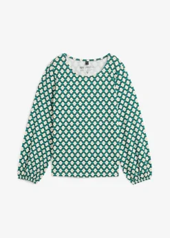 bonprix Shirts & Tops^Shirt waldgrün/smaragd bedruckt
