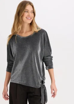 bonprix Shirts & Tops^Shirt schwarz/silber