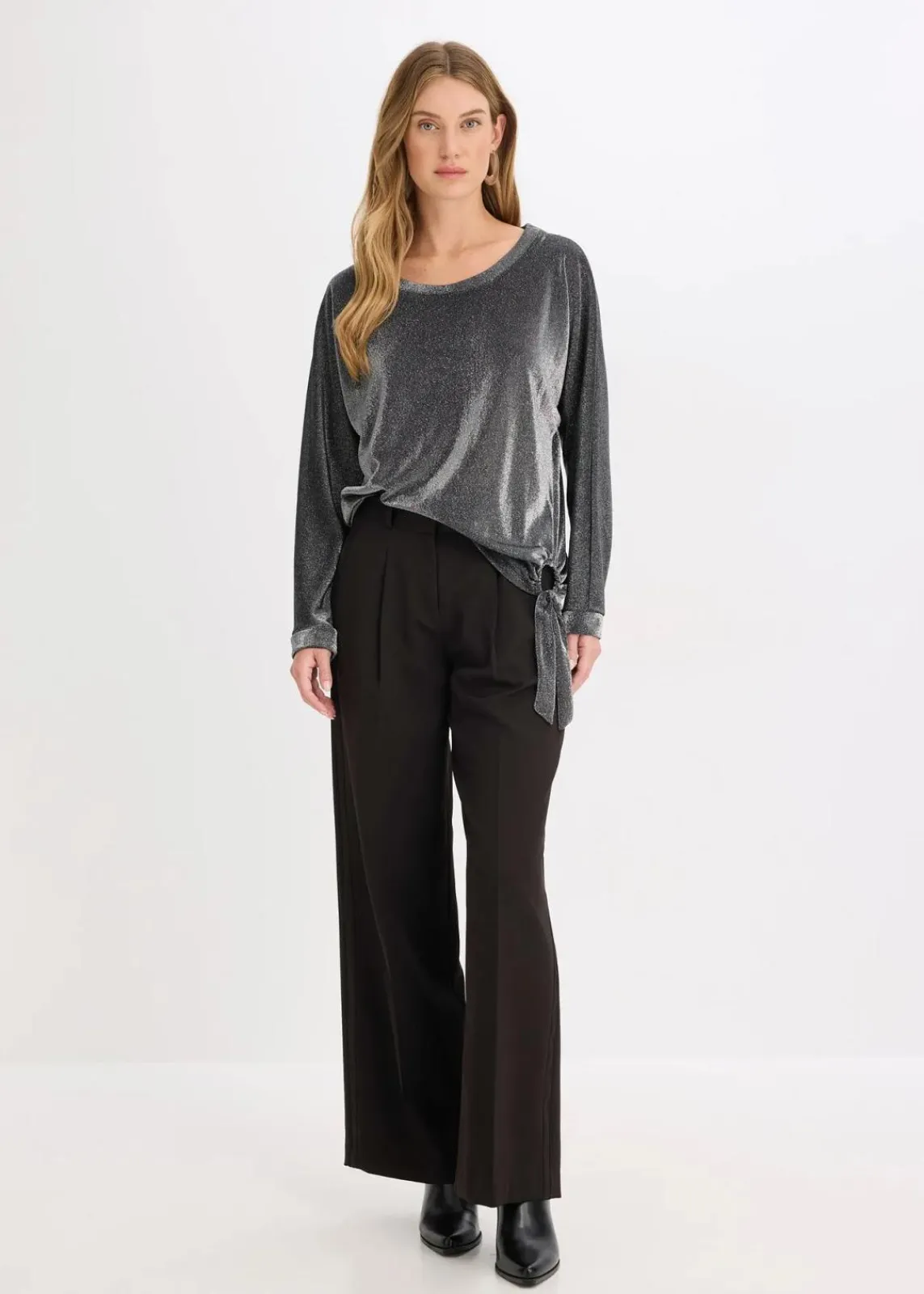 bonprix Shirts & Tops^Shirt schwarz/silber