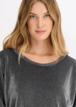 bonprix Shirts & Tops^Shirt schwarz/silber
