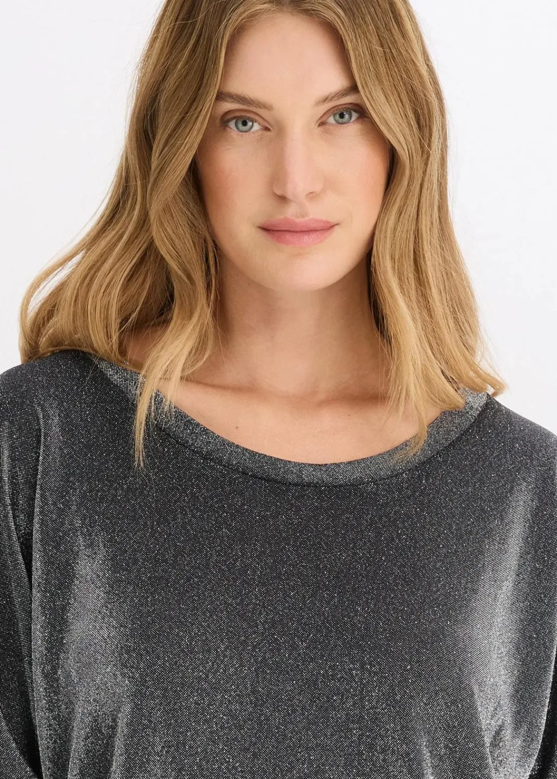 bonprix Shirts & Tops^Shirt schwarz/silber