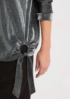 bonprix Shirts & Tops^Shirt schwarz/silber