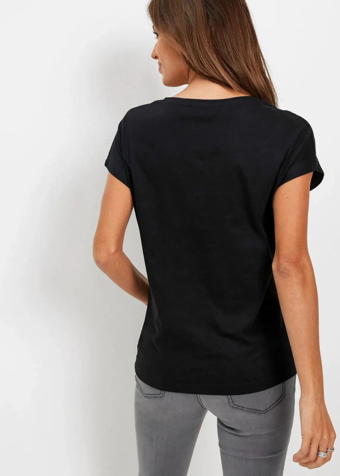 bonprix Shirts & Tops^Shirt schwarz/weiß bedruckt