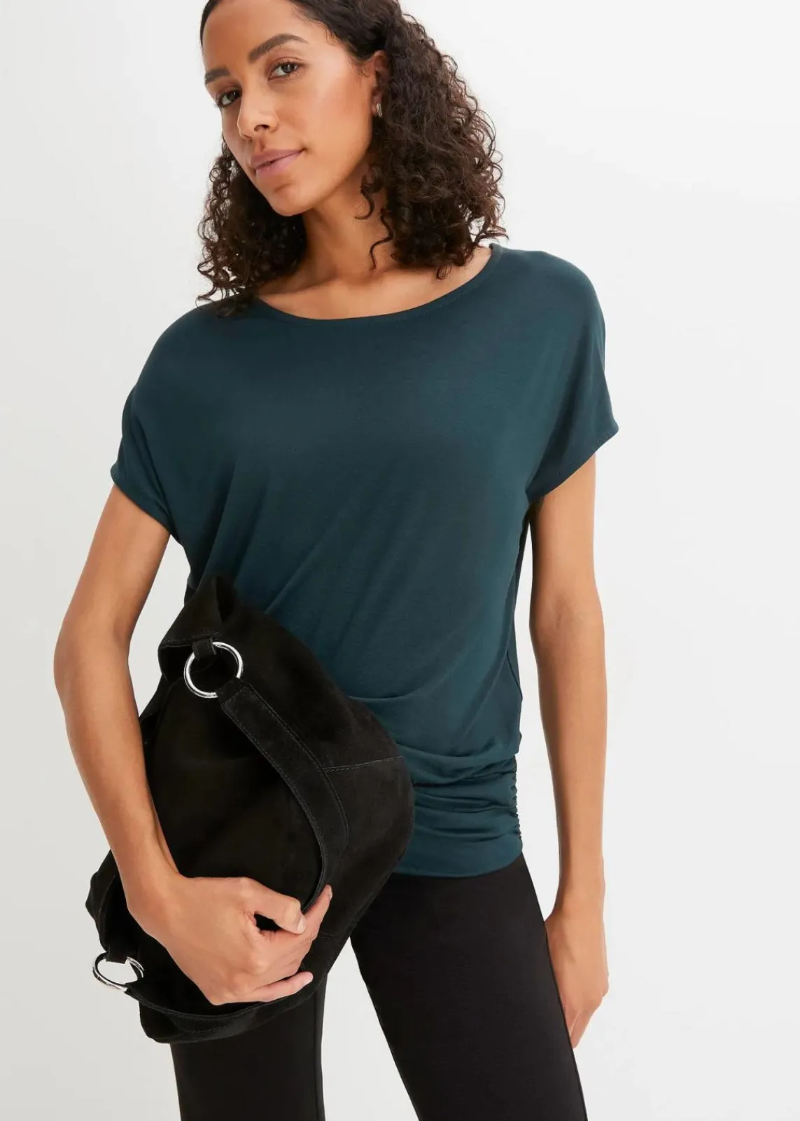 bonprix Nachhaltigere Materialien|Shirts & Tops^Shirt tiefgrün