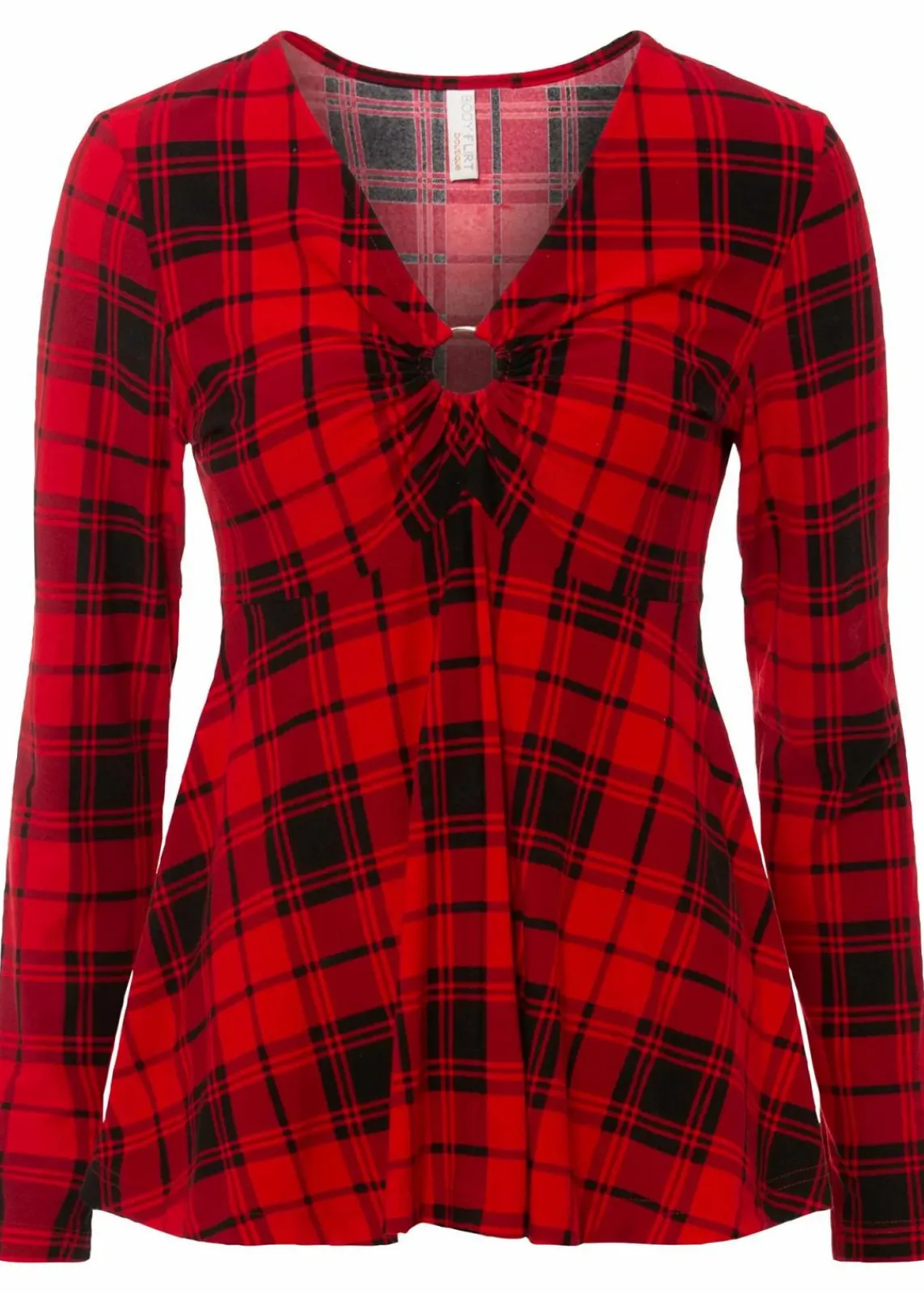 bonprix Shirts & Tops^Shirt rot/schwarz kariert