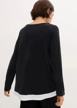 bonprix Shirts & Tops^Shirt schwarz/weiß
