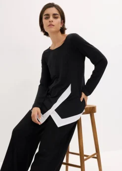 bonprix Shirts & Tops^Shirt schwarz/weiß