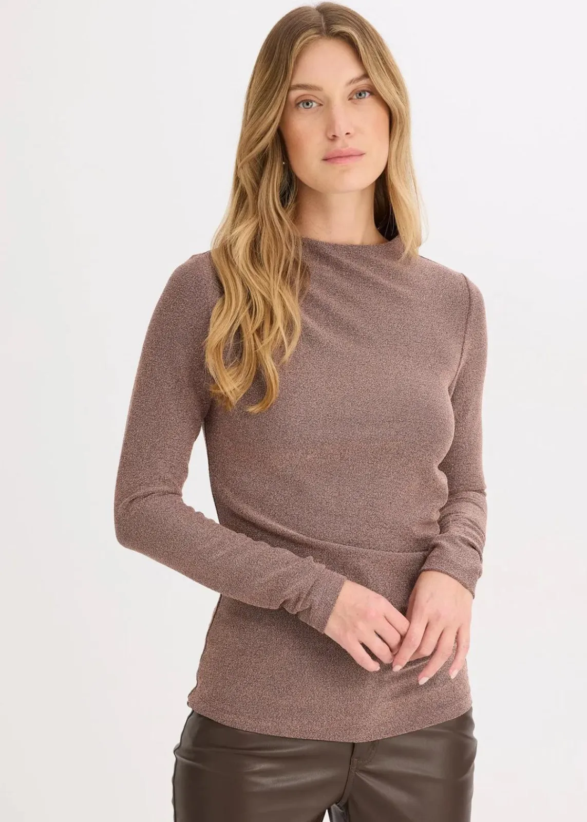 bonprix Shirts & Tops^Shirt braun/rosévergoldet