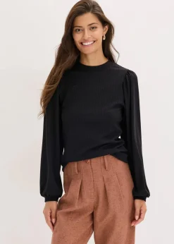 bonprix Shirts & Tops^Shirt schwarz