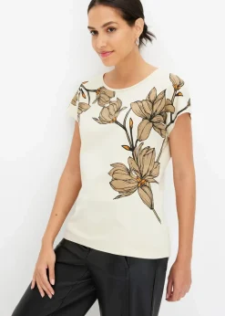 bonprix Shirts & Tops|Nachhaltigere Materialien^Shirt natur floral