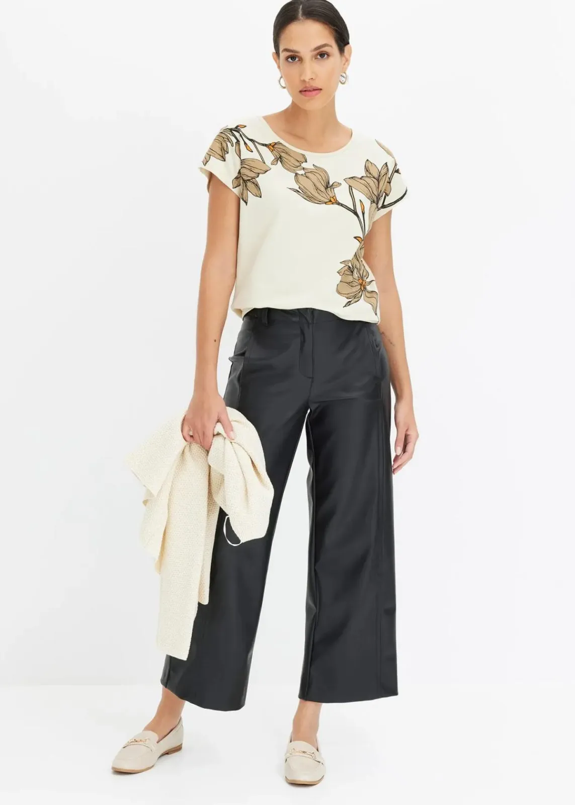 bonprix Shirts & Tops|Nachhaltigere Materialien^Shirt natur floral
