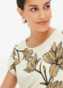 bonprix Shirts & Tops|Nachhaltigere Materialien^Shirt natur floral