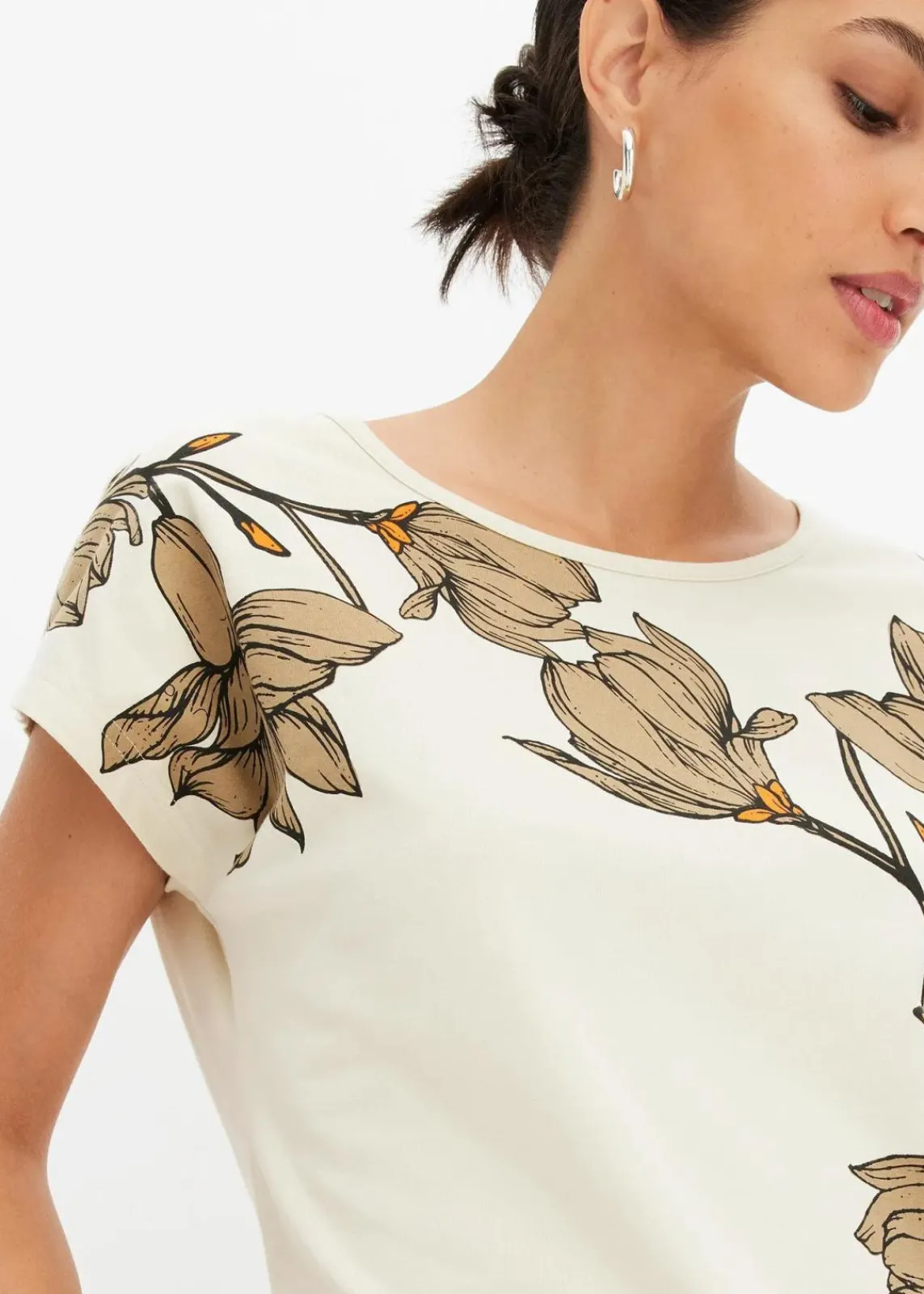 bonprix Shirts & Tops|Nachhaltigere Materialien^Shirt natur floral