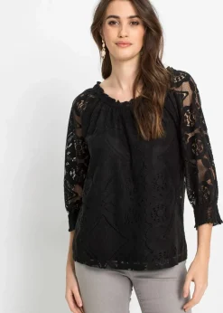 bonprix Shirts & Tops^Shirt schwarz