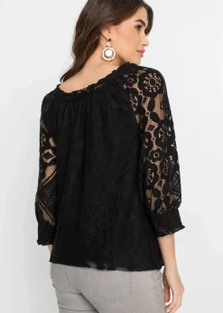 bonprix Shirts & Tops^Shirt schwarz